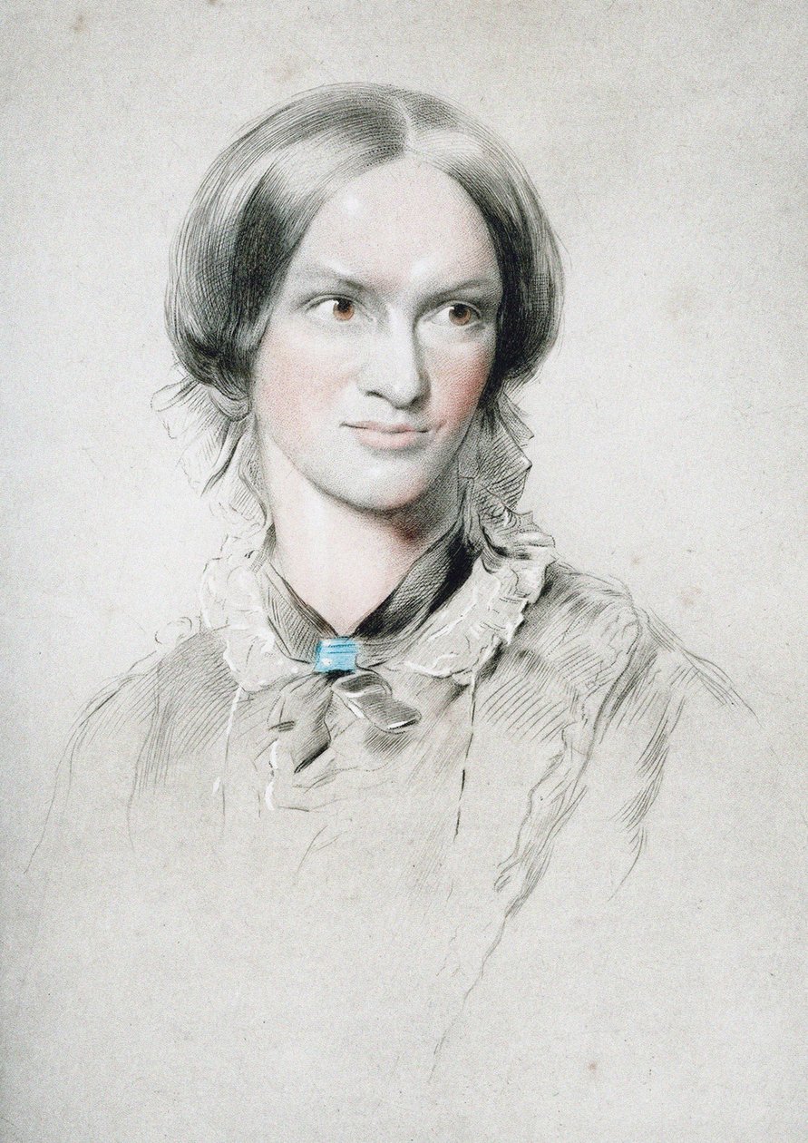 Portret van de schrijfster Charlotte Brontë door George Richmond