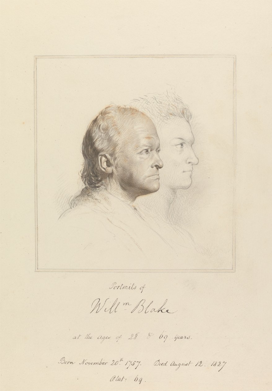 William Blake in Jeugd en Ouderdom door George Richmond