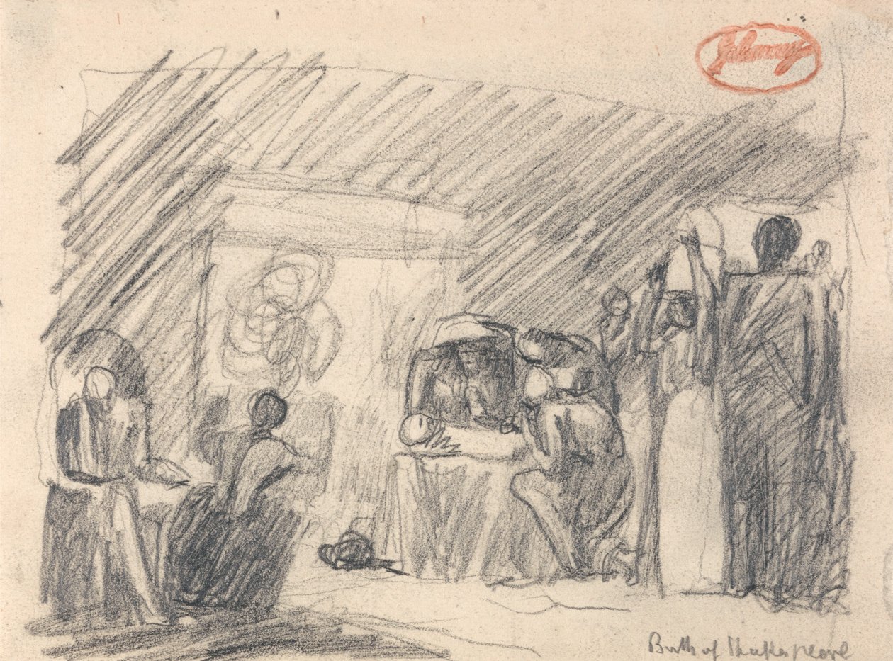 De tijdperken van de mensheid: De geboorte van de mens door George Romney