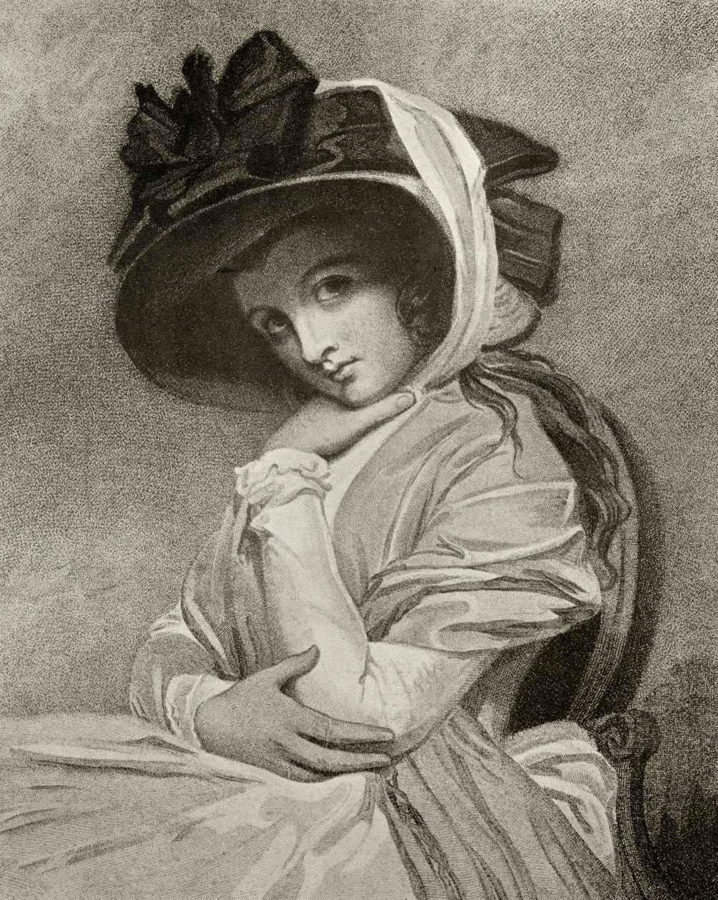 Emma, Lady Hamilton, gegraveerd door John Jones, uit 