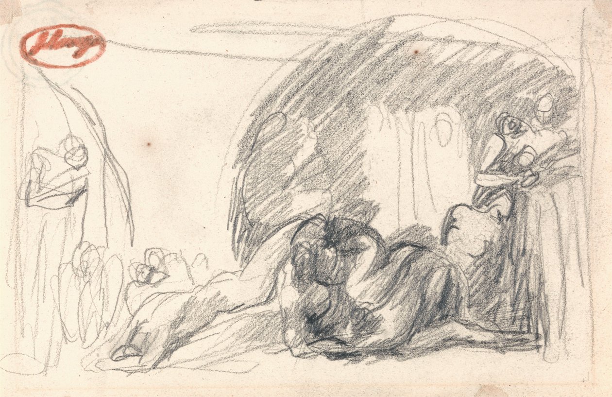 Howard bezoekt een gevangenis door George Romney