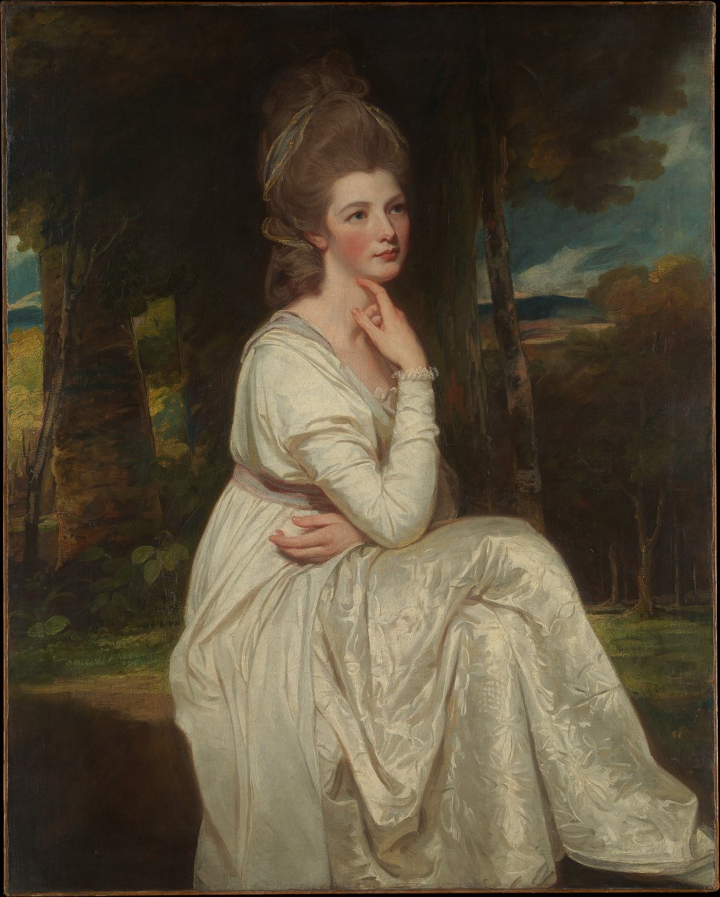 Lady Elizabeth Stanley (1753–1797), gravin van Derby door George Romney