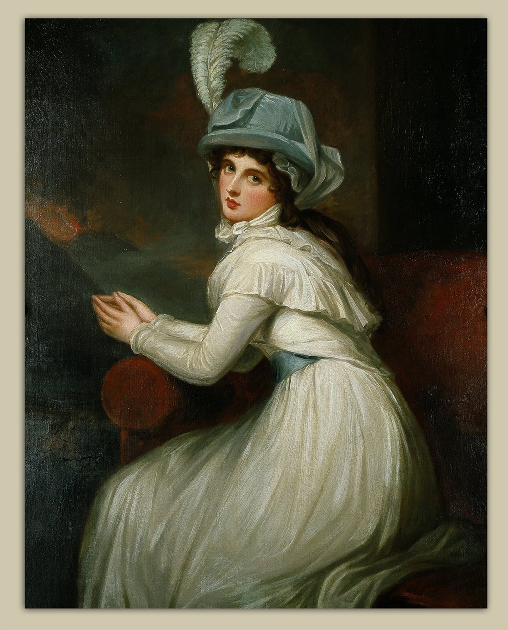 Lady Hamilton door George Romney