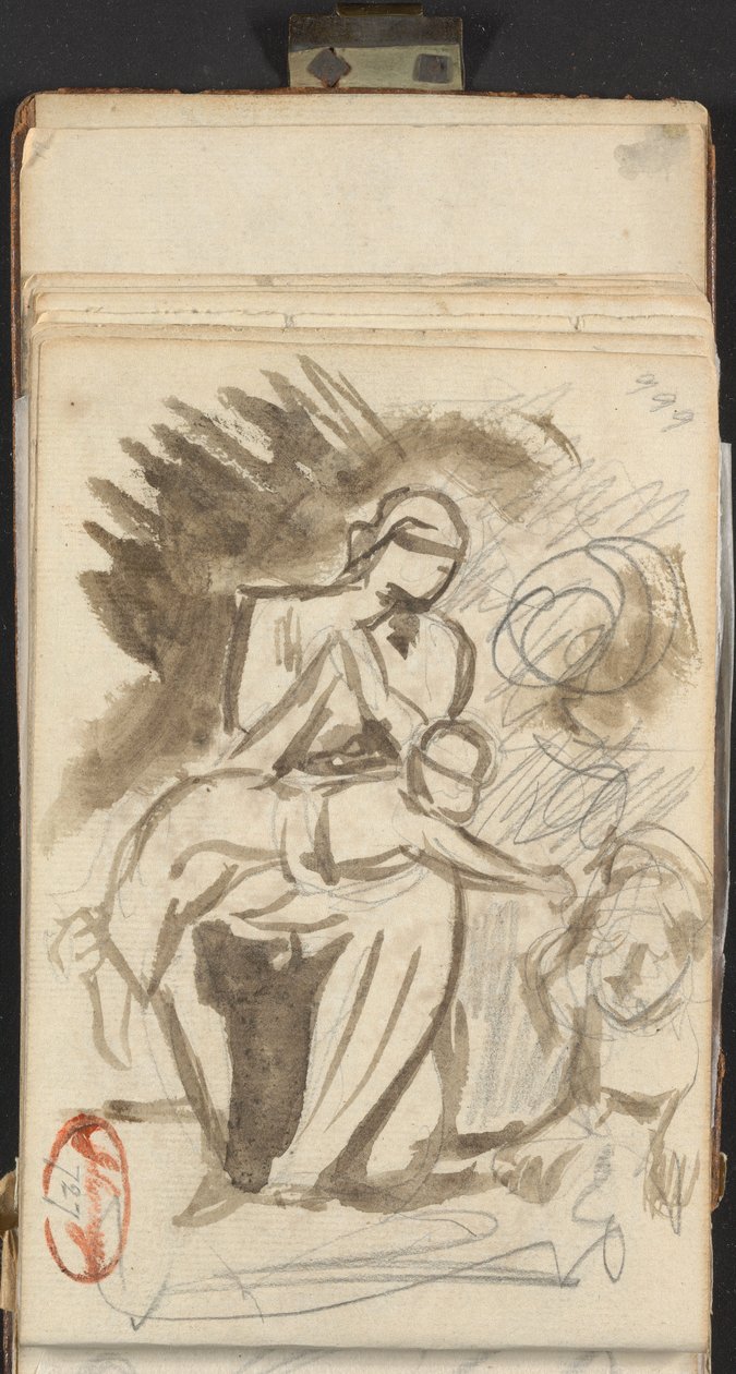 Landschap door George Romney