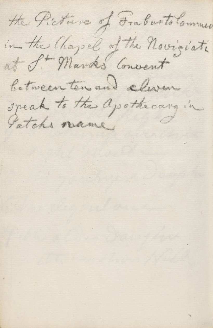 Aantekeningen bij het manuscript door George Romney