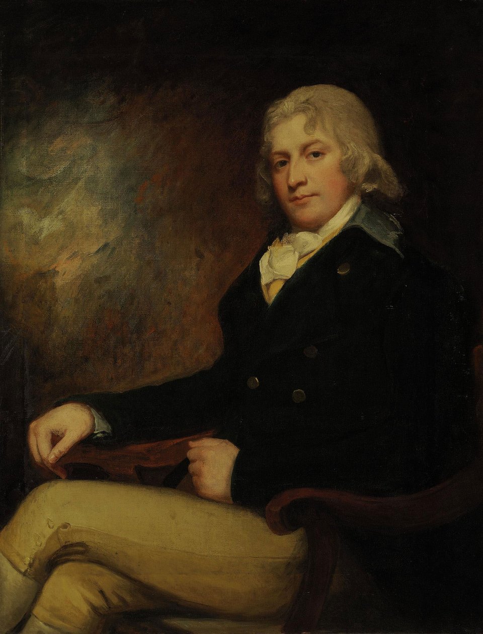 Portret van Colin Dunlop van Garmyle door George Romney