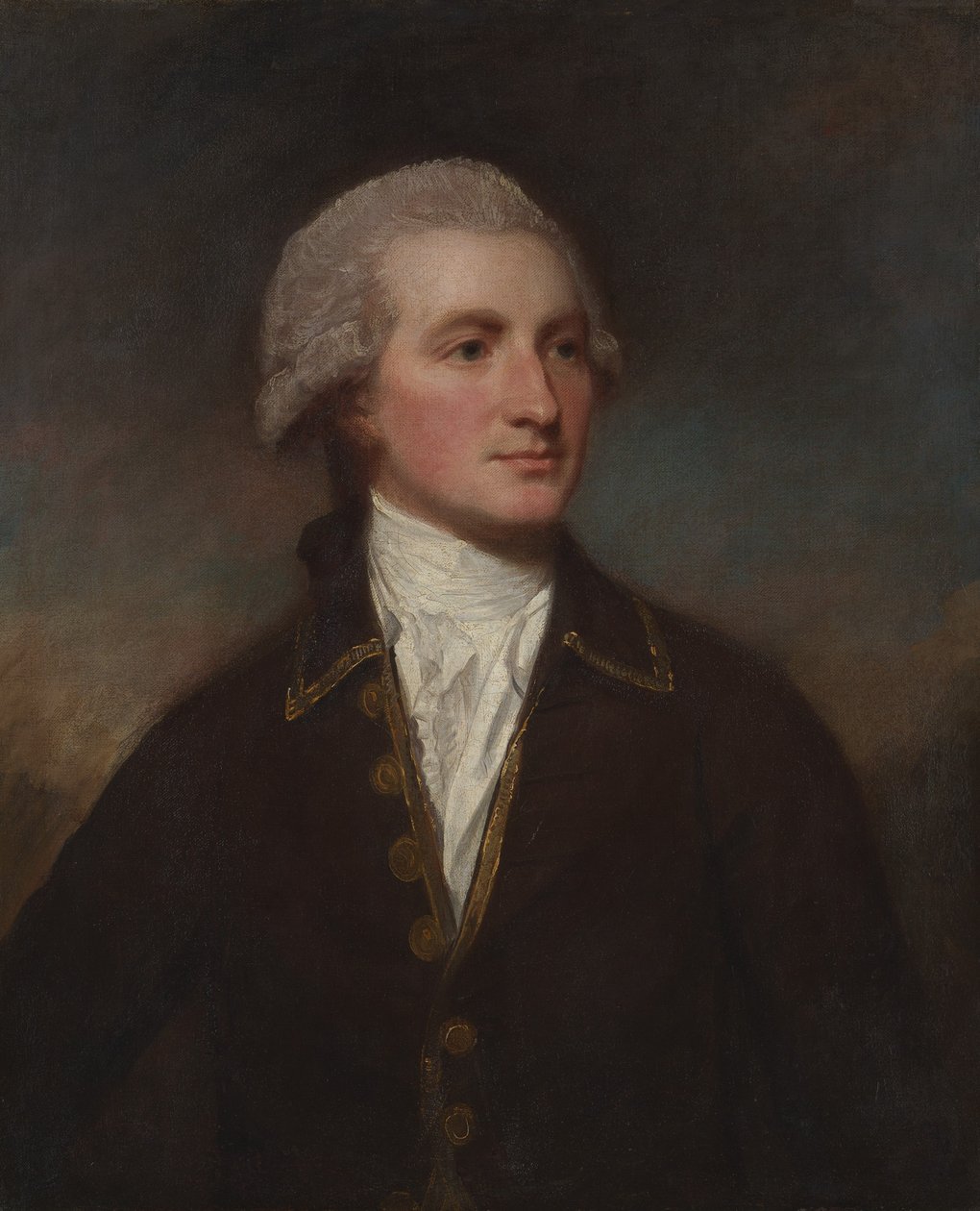 Portret van een man door George Romney
