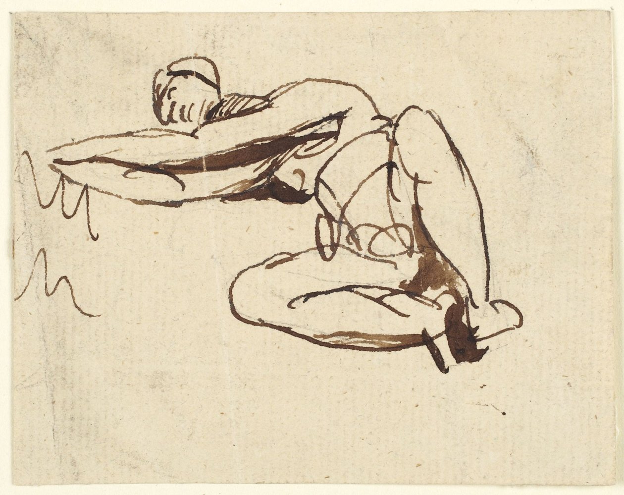 Liggende figuur door George Romney
