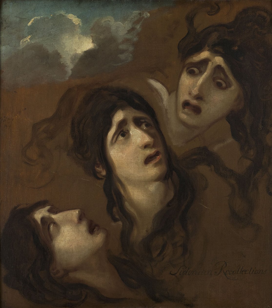 Herinneringen aan Siddon door George Romney