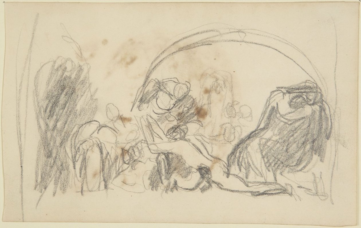 Schets voor Howard’s bezoek aan gevangenissen door George Romney