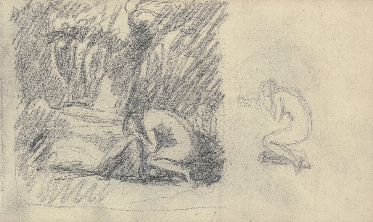 Schetsboektekening door George Romney