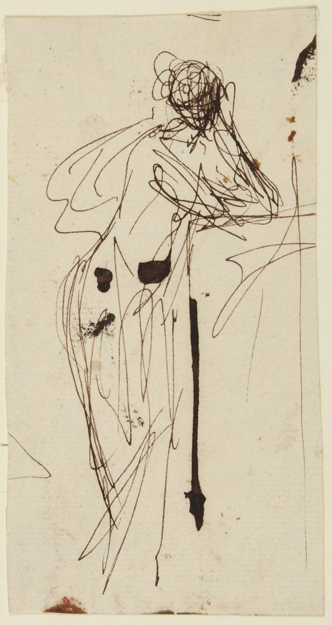 Staande vrouwenfiguur door George Romney