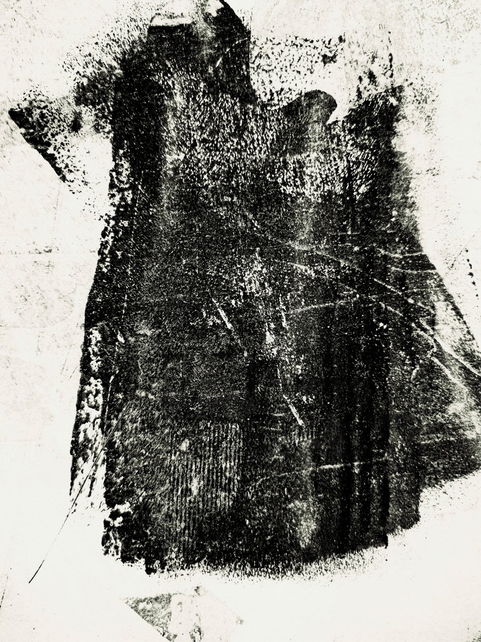 Etherische afdruk, 2024 (acryl op doek) door George Rosaly