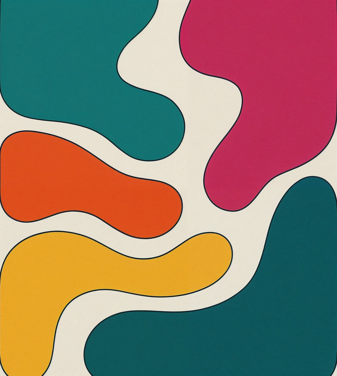 Flow State, 2025 (acryl op doek) door George Rosaly