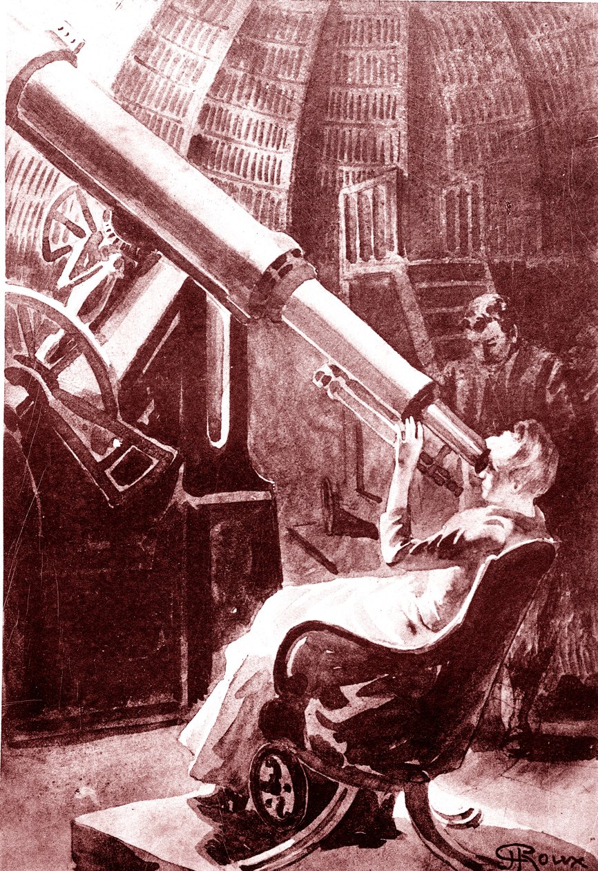 De zonsverduistering door de aarde. 1888 door George Roux
