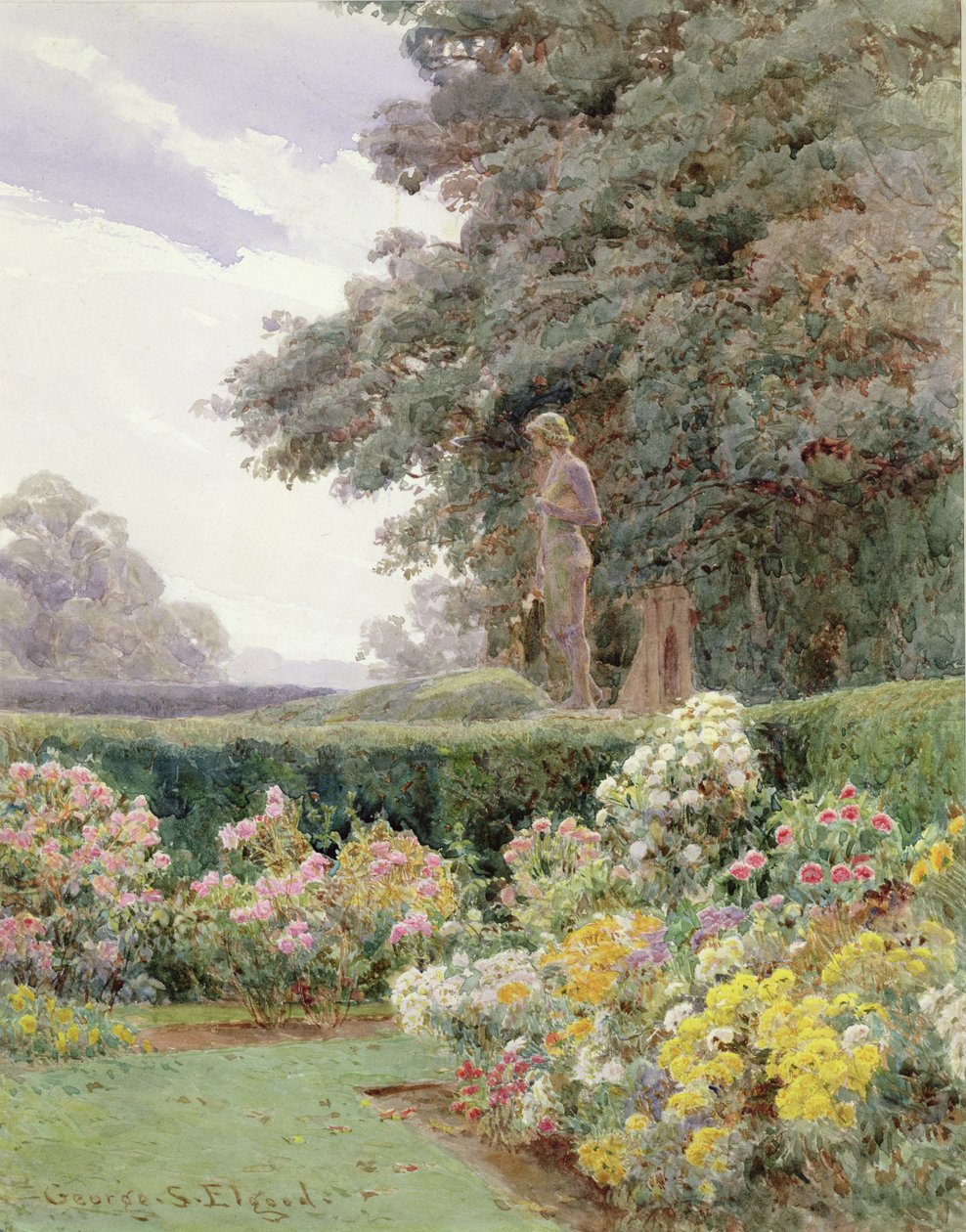 Een Hoek van de Tuin door George Samuel Elgood