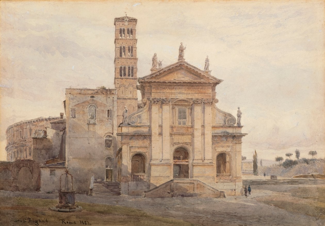 Basiliek van Santa Francesca Romana, Rome door George Samuel Elgood