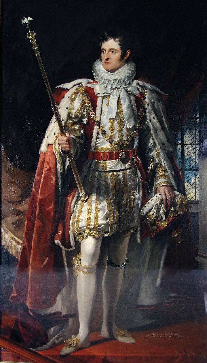 John Henry, 5e Hertog van Rutland, 1820 door George Sanders