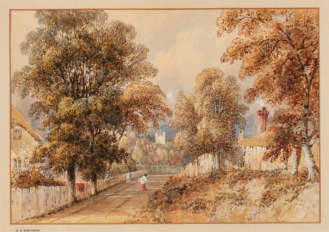 East Stratton door George Sidney Shepherd
