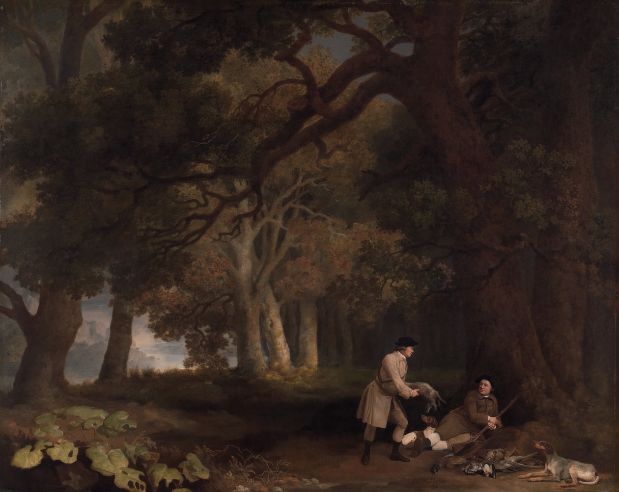 Rust na het jagen door George Stubbs