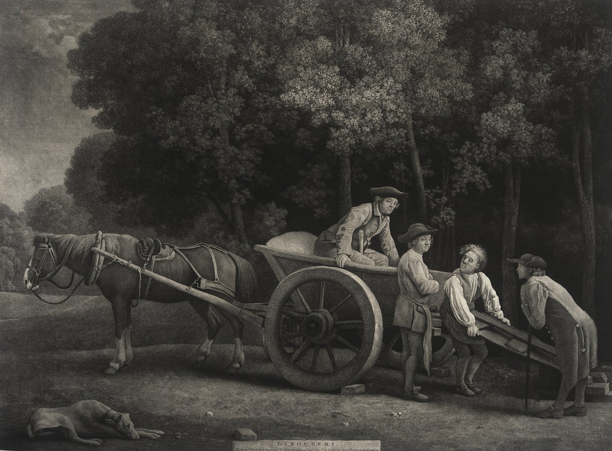 Arbeiders door George Stubbs