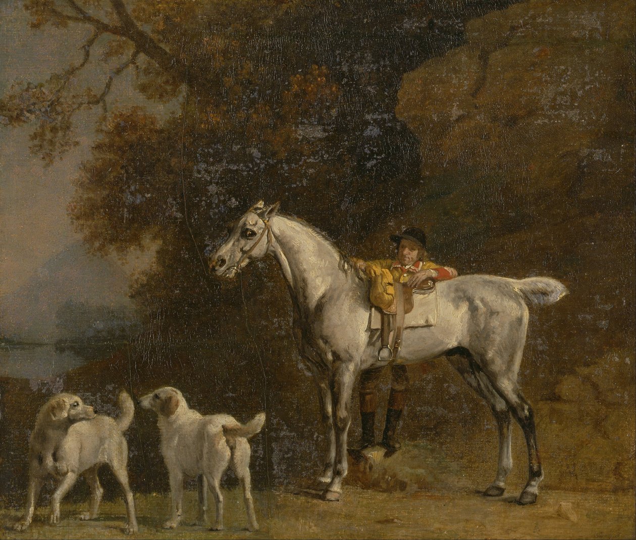 Studies voor of naar "De 3e hertog van Richmond met de Charleton Hunt". door George Stubbs