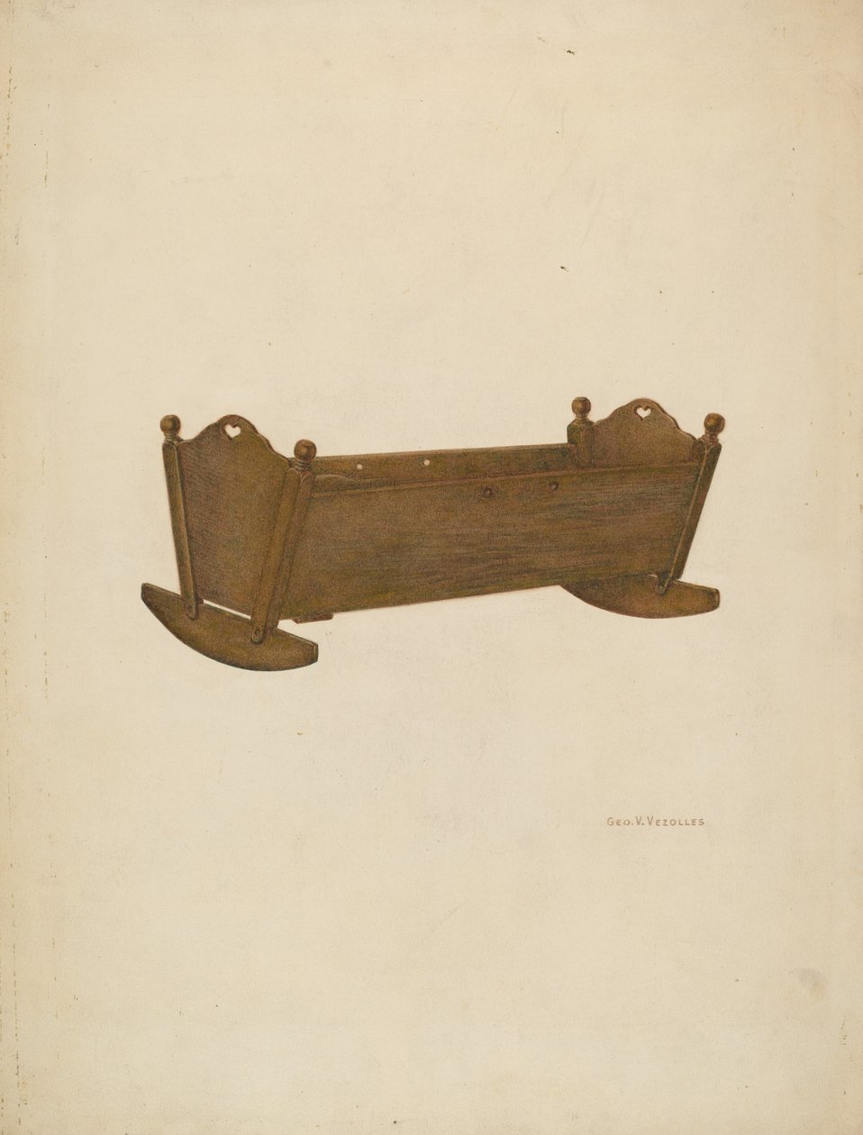 Wieg door George V. Vezolles