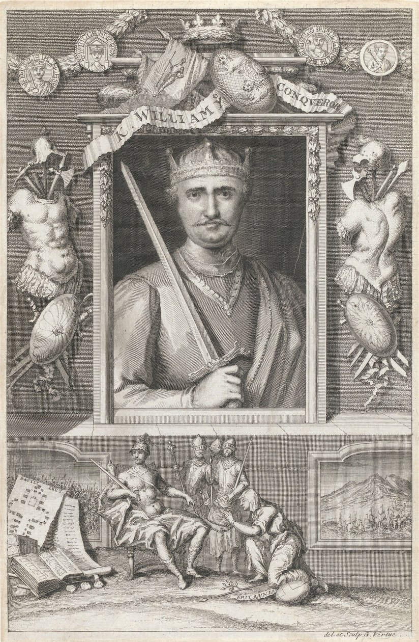 Koning Willem de Veroveraar door George Vertue