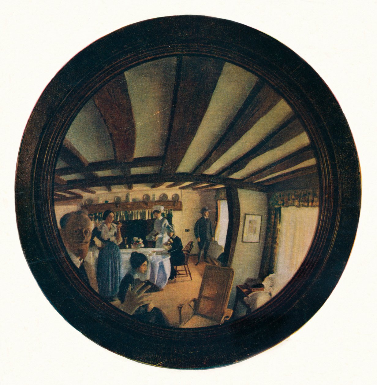 De bolle spiegel, ca. 1916 door George Washington Lambert