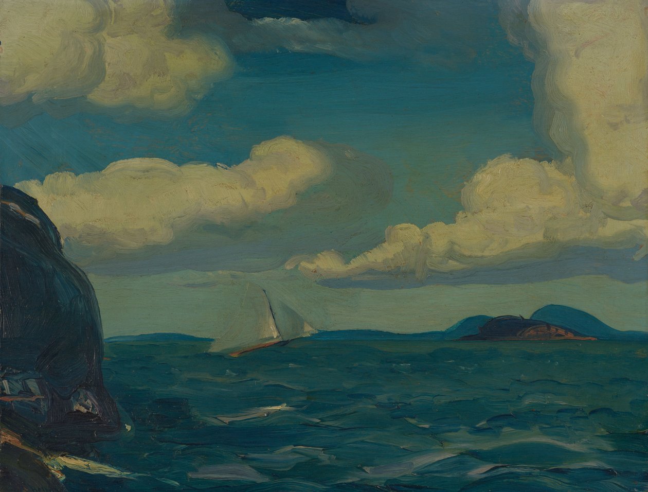 Een frisse bries door George Wesley Bellows