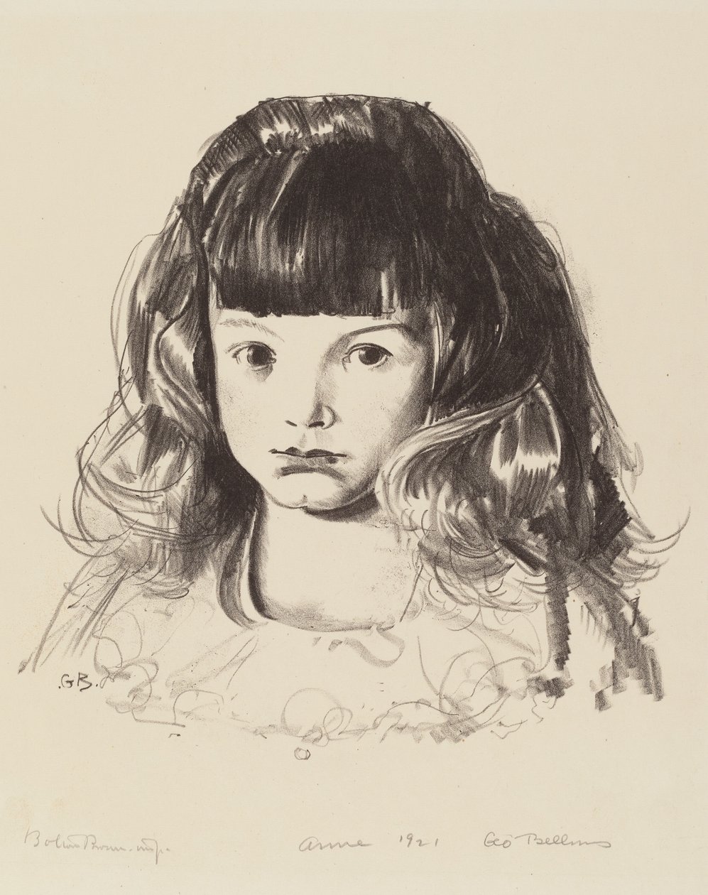 Anne 1921, 1923 door George Wesley Bellows