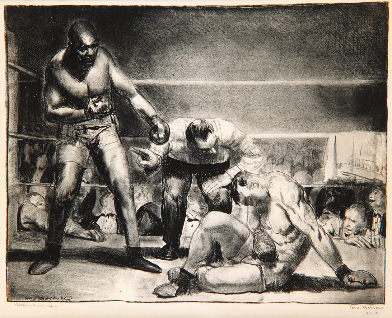 De witte hoop, 1921 door George Wesley Bellows