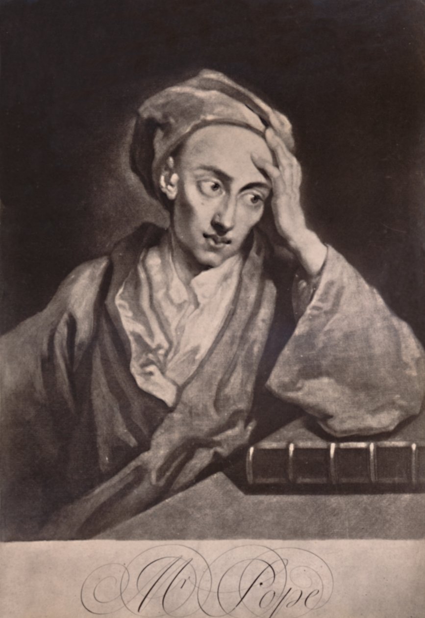 Alexander Pope, Engelse dichter en satiricus, ca. 1732 door George White