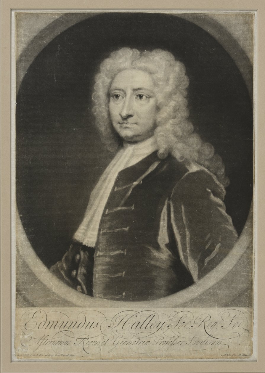 Edmundus Halley, c.1705 door George White