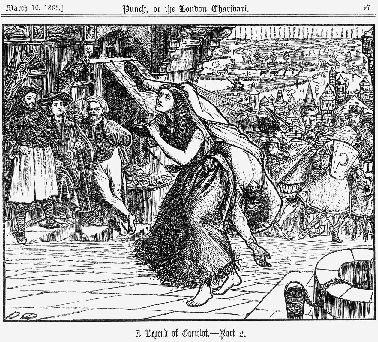 Een Legende van Camelot - Deel 2, 1866 door George du Maurier