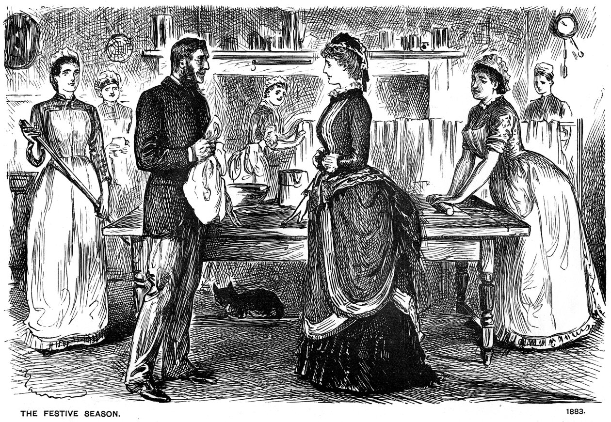 Het feestseizoen, 1883 1891 door George du Maurier