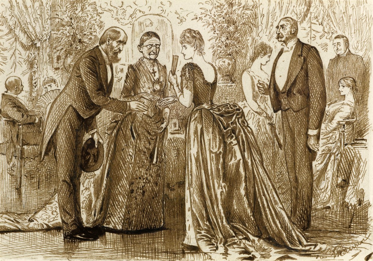Dingen die men anders had willen uitdrukken, c.1880 door George du Maurier