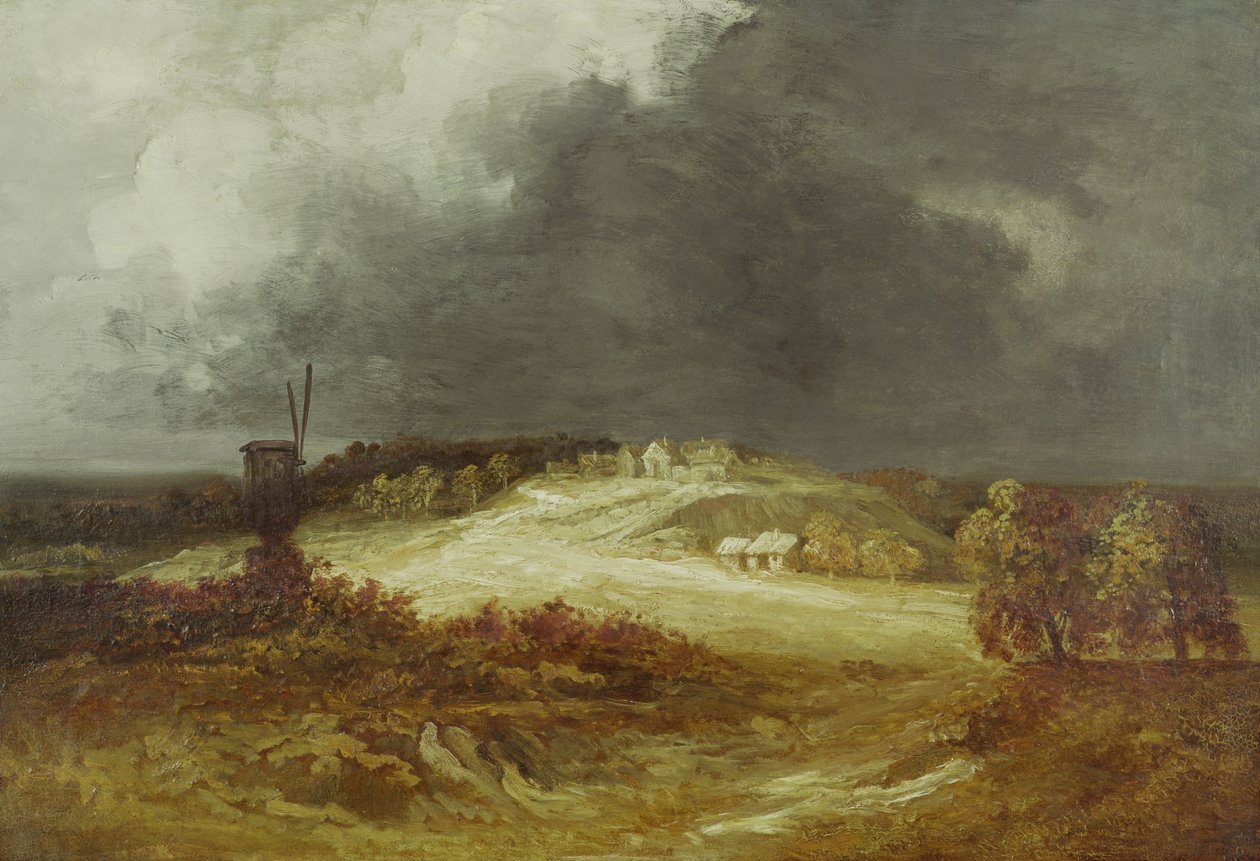 Windmolen aan de rand van Parijs door Georges Michel