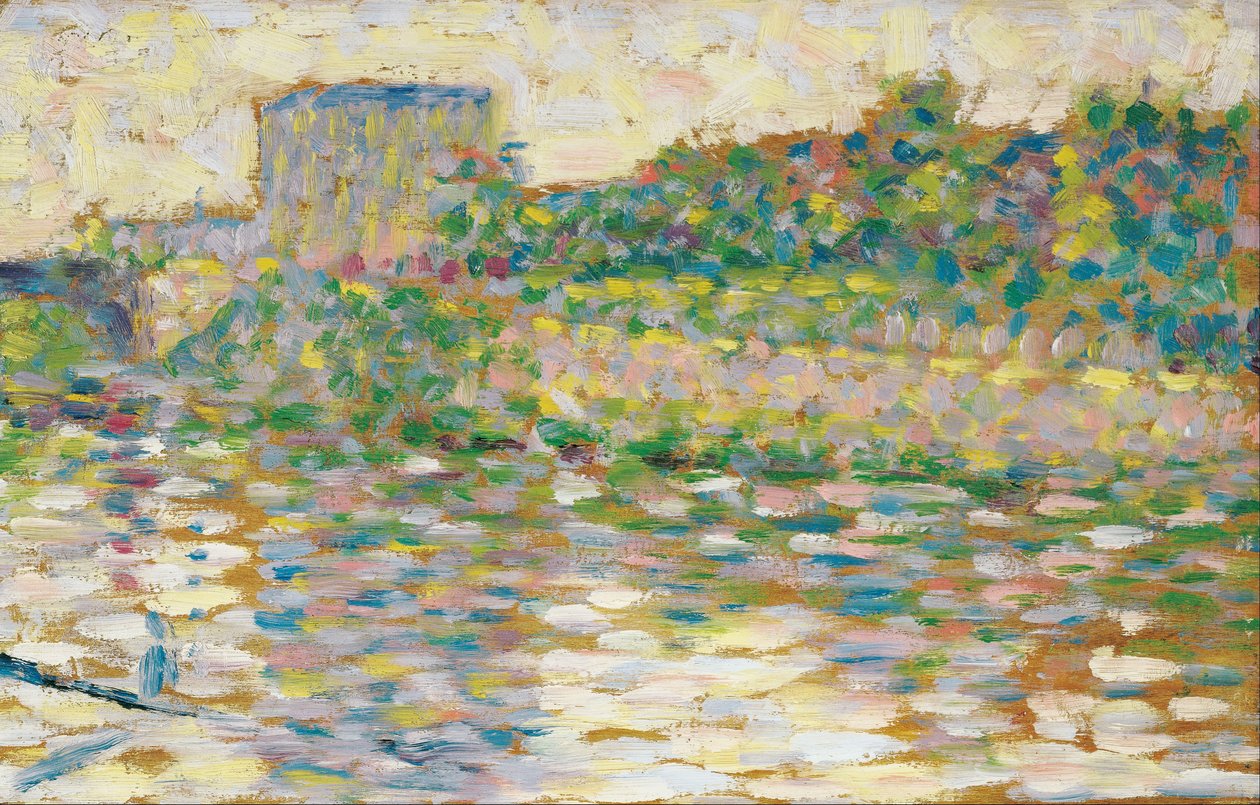 De Seine bij Courbevoie door Georges Seurat