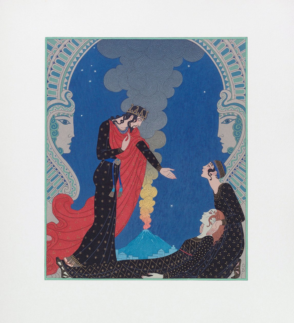 Empedocles, Vermeende God door Georges Barbier