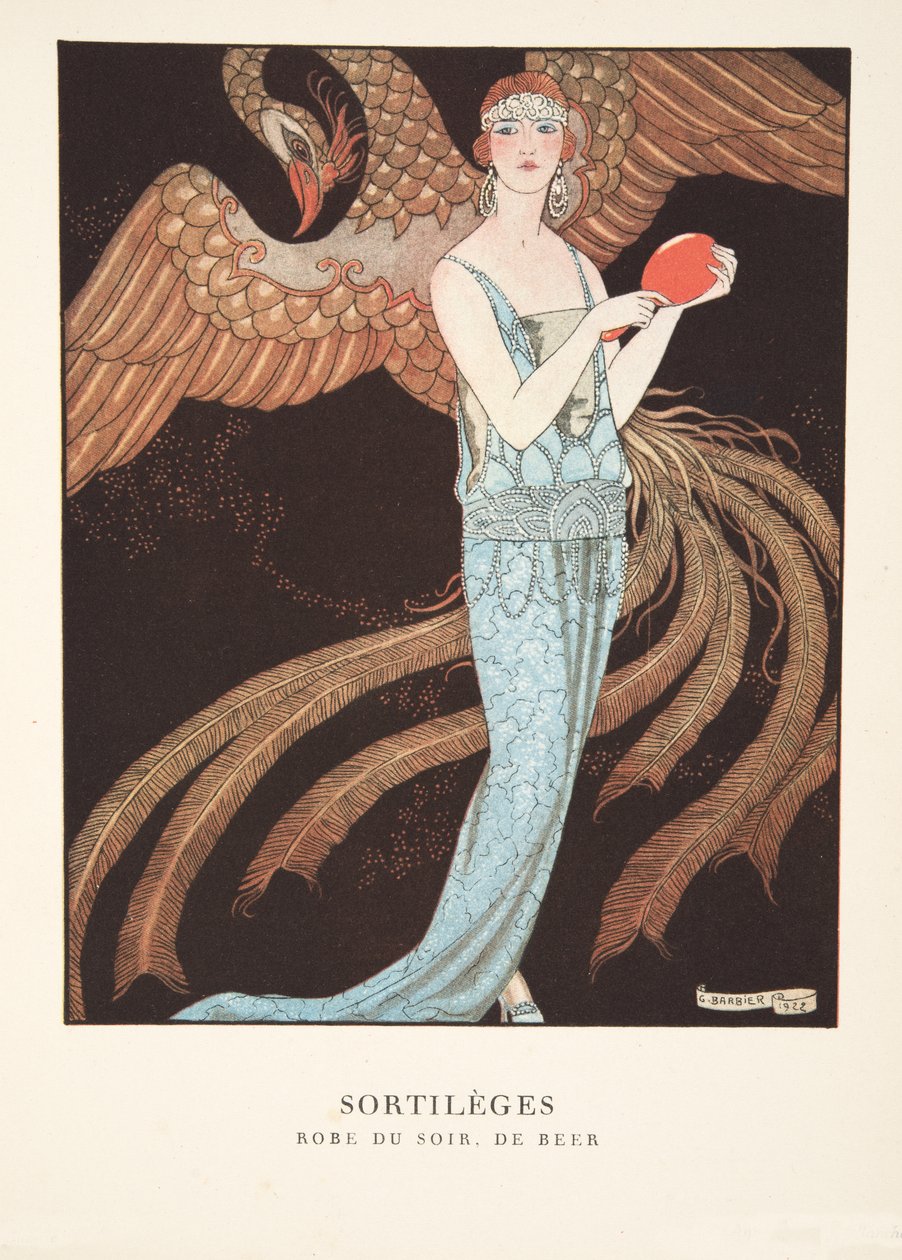 Sortilèges uit een collectie modeplaten door Georges Barbier