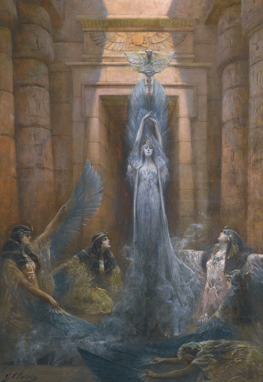 De godin Neith door Georges Clairin