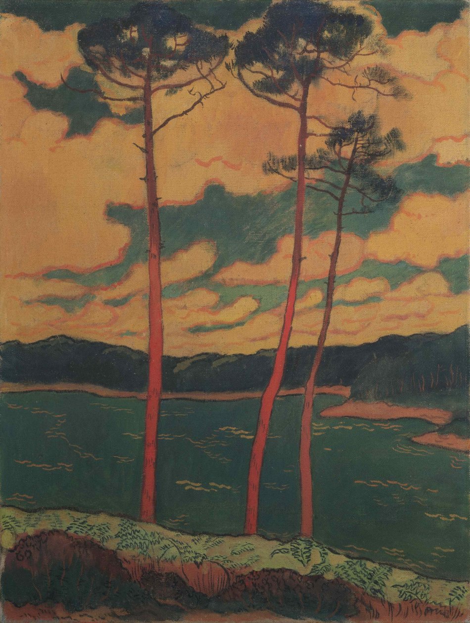Les Pins rouges, 1888 door Georges Lacombe
