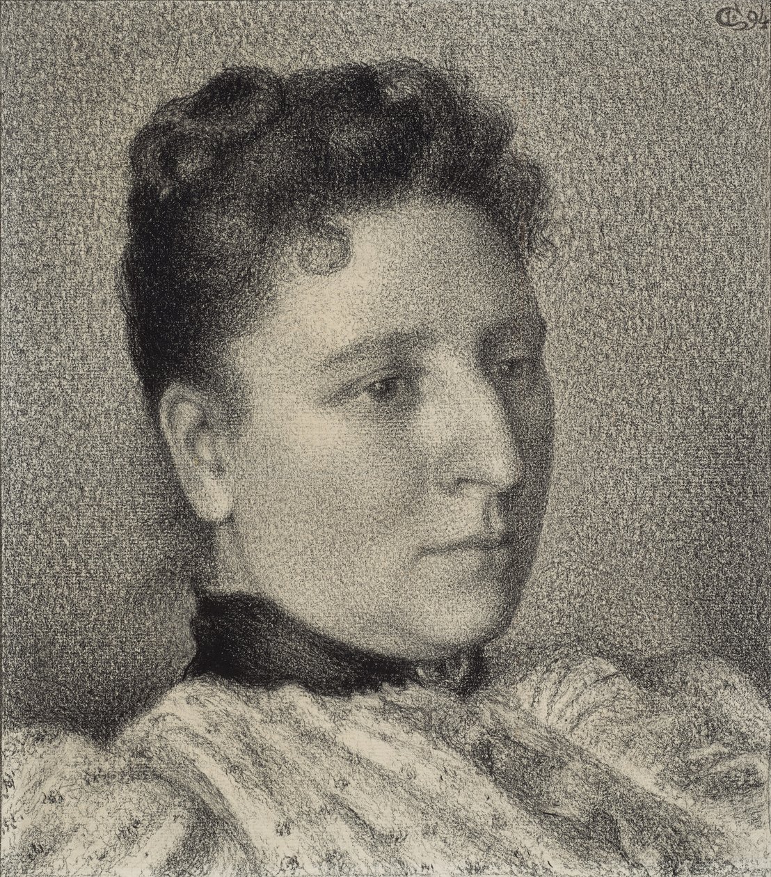 Portret van Anna Boch door Georges Lemmen
