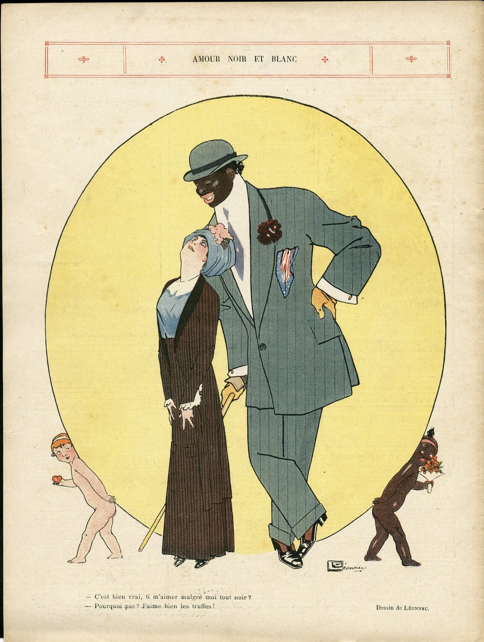 Illustratie van Georges Leonnec (1881-1940) in Le Lire door Georges Leonnec