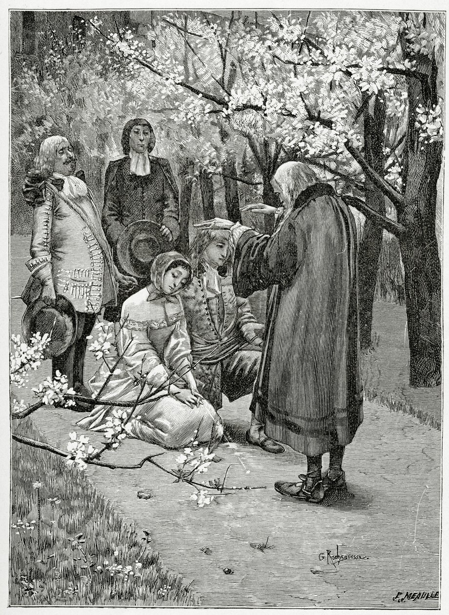 Huwelijk van Ethel en Ordener - illustratie uit Han d