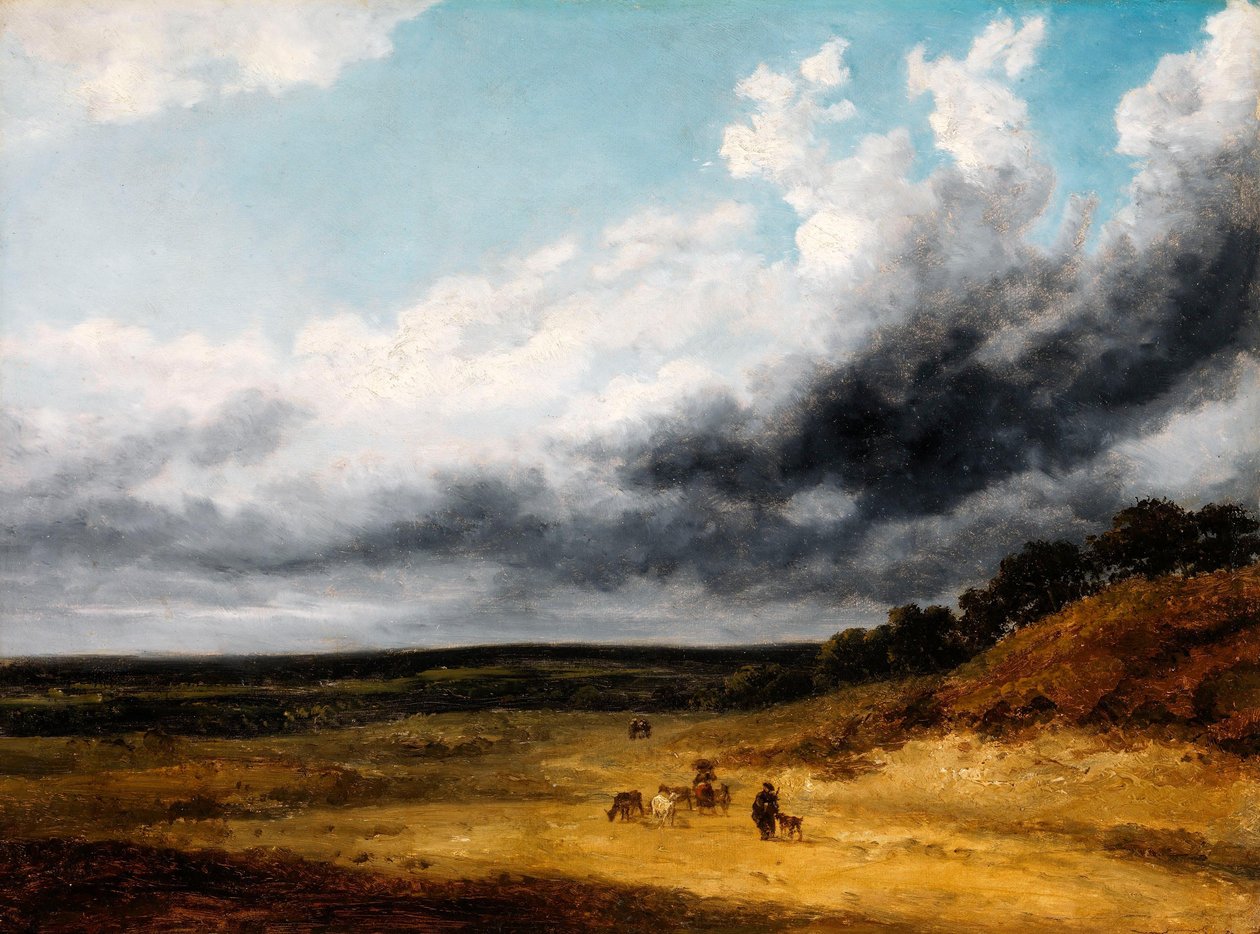 De vlakte van Saint-Denis door Georges Michel