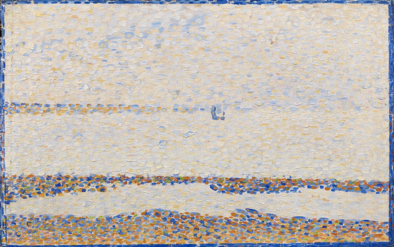 Strand bij Gravelines door Georges Pierre Seurat