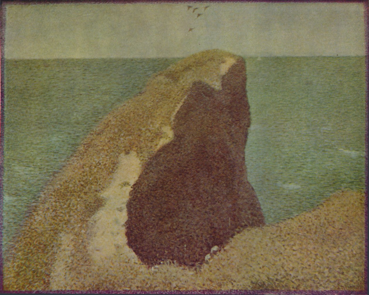 Le Bec Du Hoc, Grandcamp, 1885, 1937 door Georges Pierre Seurat