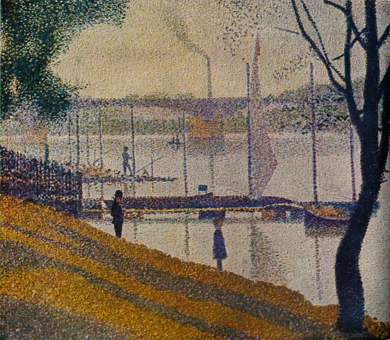 Le Pont de Courbevoie, 1886 door Georges Pierre Seurat